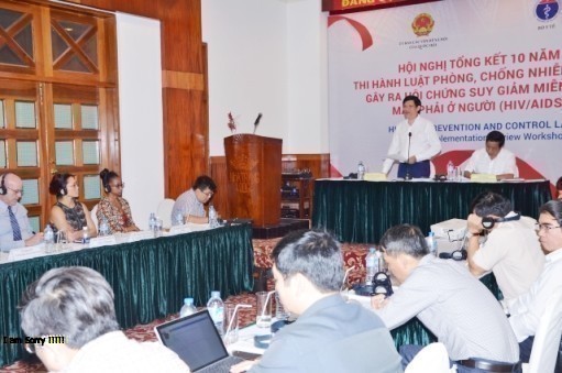 Hội thảo tổng kết 10 năm thi hành Luật Phòng, chống vi rút gây ra hội chứng suy giảm miễn dịch mắc phải ở người (HIV/AIDS)