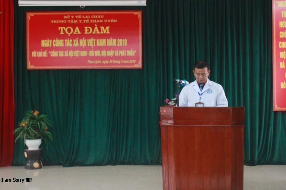 TRUNG TÂM Y TẾ THAN UYÊN TỔ CHỨC TỌA ĐÀM KỶ NIỆM “NGÀY CÔNG TÁC XÃ HỘI VIỆT NAM” NĂM 2019