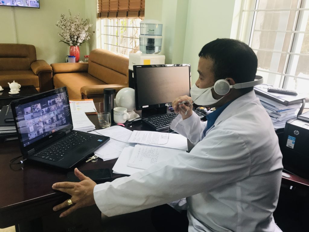 TRUNG TÂM Y TẾ THAN UYÊN TRIỂN KHAI ỨNG DỤNG PHẦN MỀM HỌP TRỰC TUYẾN