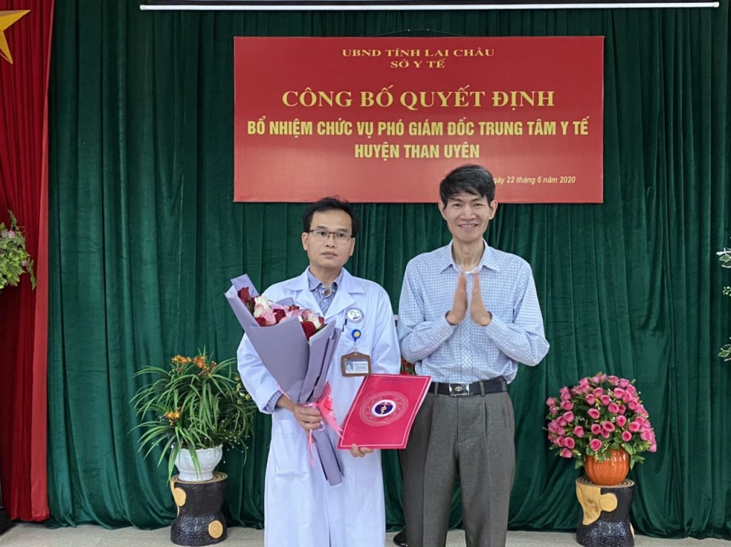 TỔ CHỨC CÔNG BỐ QUYẾT ĐỊNH BỔ NHIỆM PHÓ GIÁM ĐỐC  TRUNG TÂM Y TẾ HUYỆN THAN UYÊN