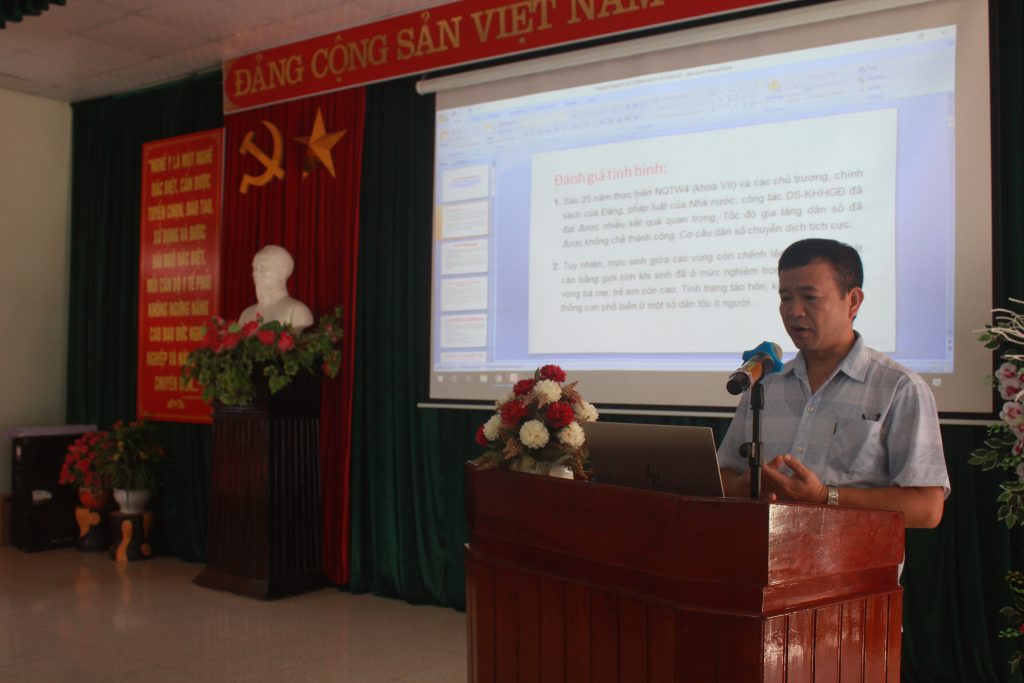 TRUNG TÂM Y TẾ HUYỆN THAN UYÊN TỔ CHỨC HỘI NGHỊ NÓI CHUYỆN CHUYÊN ĐỀ VỀ KIỂM SOÁT, MẤT CÂN BẰNG GIỚI TÍNH KHI SINH NĂM 2020
