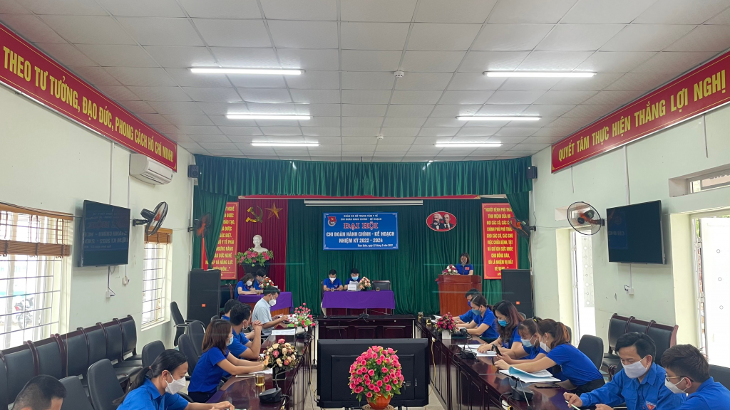ĐOÀN THANH NIÊN TRUNG TÂM Y TẾ THAN UYÊN TỔ CHỨC THÀNH CÔNG ĐẠI HỘI CÁC CHI ĐOÀN TRỰC THUỘC ĐOÀN CƠ SỞ