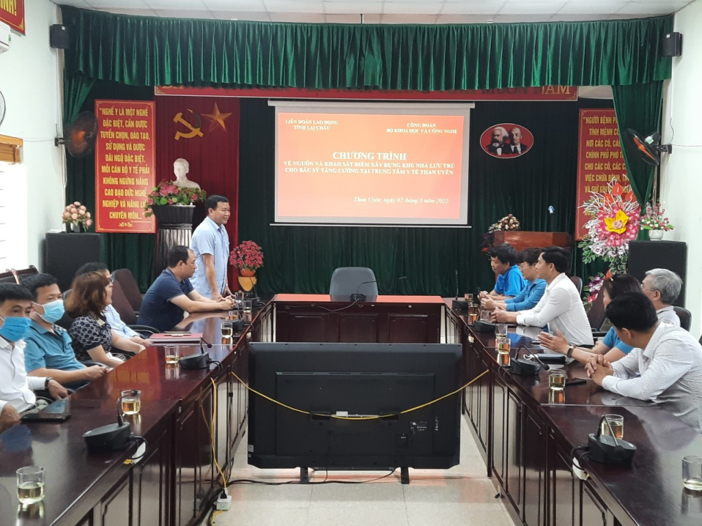 CHƯƠNG TRÌNH VỀ NGUỒN VÀ KHẢO SÁT ĐIỂM XÂY DỰNG KHU NHÀ LƯU TRÚ CHO BÁC SỸ TĂNG CƯỜNG TẠI TRUNG TÂM Y TẾ