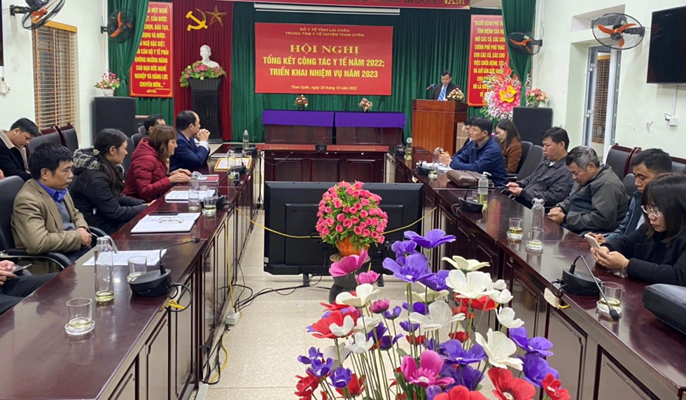 TRUNG TÂM Y TẾ THAN UYÊN TỔ CHỨC HỘI NGHỊ TỔNG KẾT CÔNG TÁC Y TẾ NĂM 2022, TRIỂN KHAI NHIỆM VỤ NĂM 2023