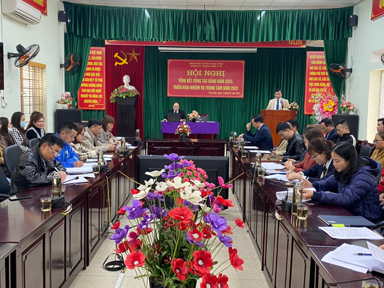 ĐẢNG BỘ TRUNG TÂM Y TẾ TỔ CHỨC HỘI NGHỊ TỔNG KẾT CÔNG TÁC ĐẢNG NĂM 2022, TRIỂN KHAI NHIỆM VỤ TRỌNG TÂM NĂM 2023
