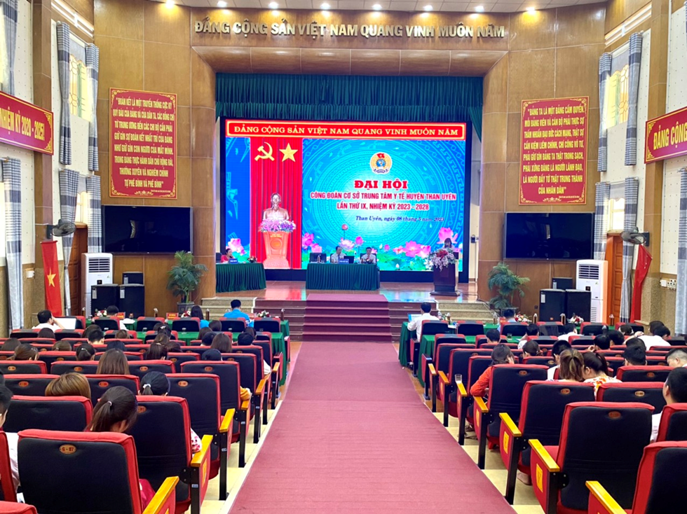 ĐẠI HỘI CÔNG ĐOÀN CƠ SỞ TRUNG TÂM Y TẾ LẦN THỨ IX, NHIỆM KỲ 2023 – 2028