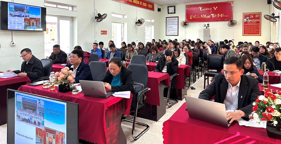 TRUNG TÂM Y TẾ THAN UYÊN TỔ CHỨC HỘI NGHỊ TỔNG KẾT CÔNG TÁC ĐẢNG, CÔNG TÁC Y TẾ NĂM 2023; TRIỂN KHAI NHIỆM VỤ NĂM 2024