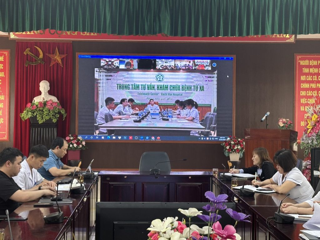TRUNG TÂM Y TẾ HUYỆN THAN UYÊN THAM GIA HỘI CHẨN, TƯ VẤN KHÁM CHỮA BỆNH TỪ XA VỚI BỆNH VIỆN BẠCH MAI