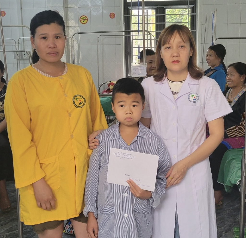 TRUNG TÂM Y TẾ THAN UYÊN XIN GỬI LỜI CẢM ƠN CÁC NHÀ HẢO TÂM ỦNG HỘ BỆNH NHI L.G.H