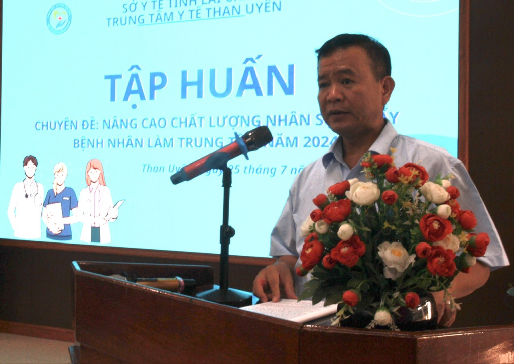 TẬP HUẤN CHUYÊN ĐỀ: GIAO TIẾP ỨNG XỬ, NÂNG CAO CHẤT LƯỢNG NHÂN SỰ VÀ LẤY BỆNH NHÂN LÀM TRUNG TÂM NĂM 2024