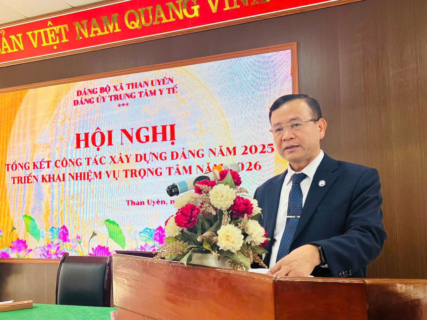 ĐẢNG BỘ TRUNG TÂM Y TẾ TỔ CHỨC HỘI NGHỊ TỔNG KẾT CÔNG TÁC XÂY DỰNG ĐẢNG NĂM 2025, TRIỂN KHAI NHIỆM VỤ TRỌNG TÂM NĂM 2026.